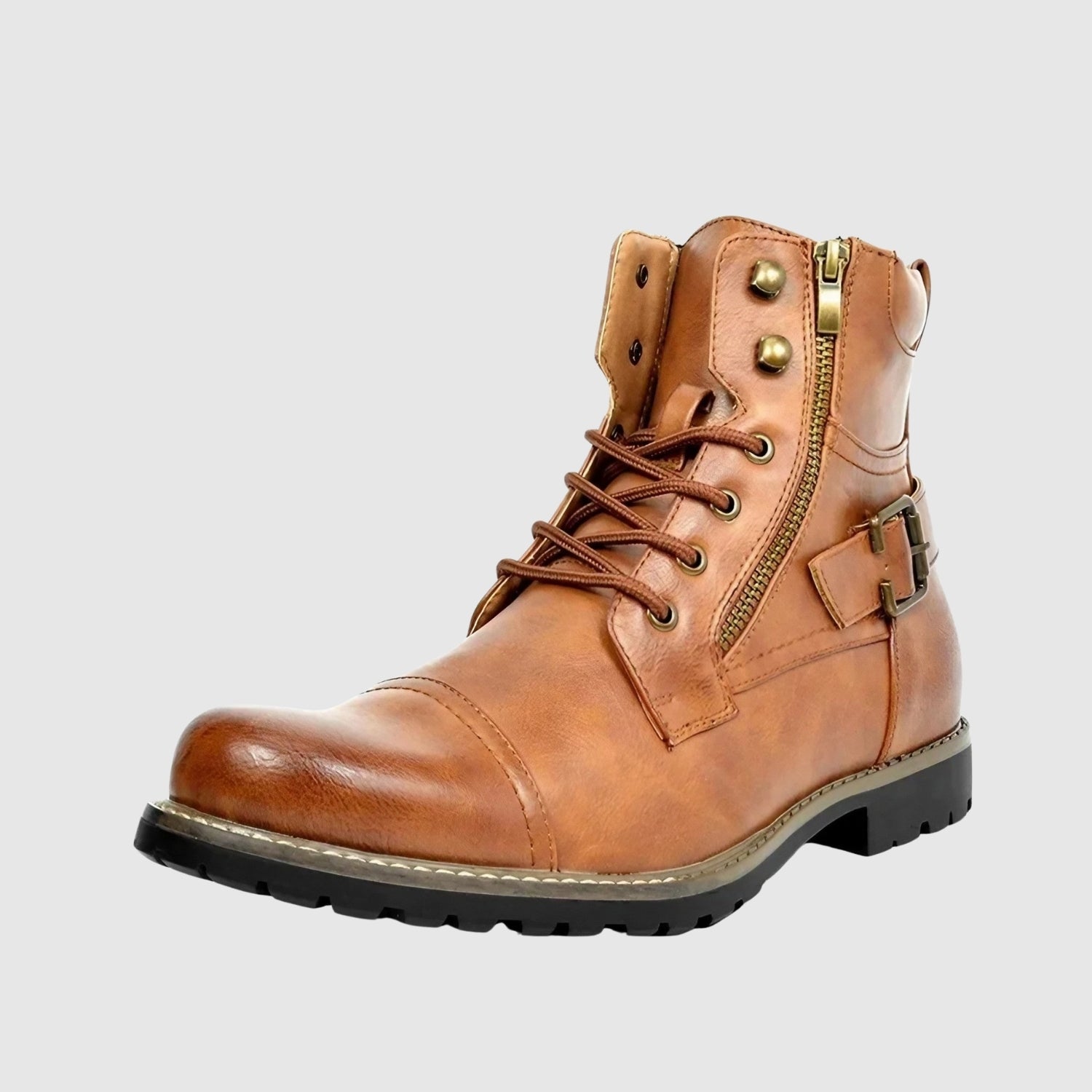 Perla - Kožené boty se šněrováním