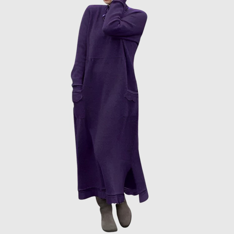 Greta | Teplé a pohodlné zimní šaty s kapsami