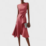 Andrea - Asymetrické šaty s elegantními sklady