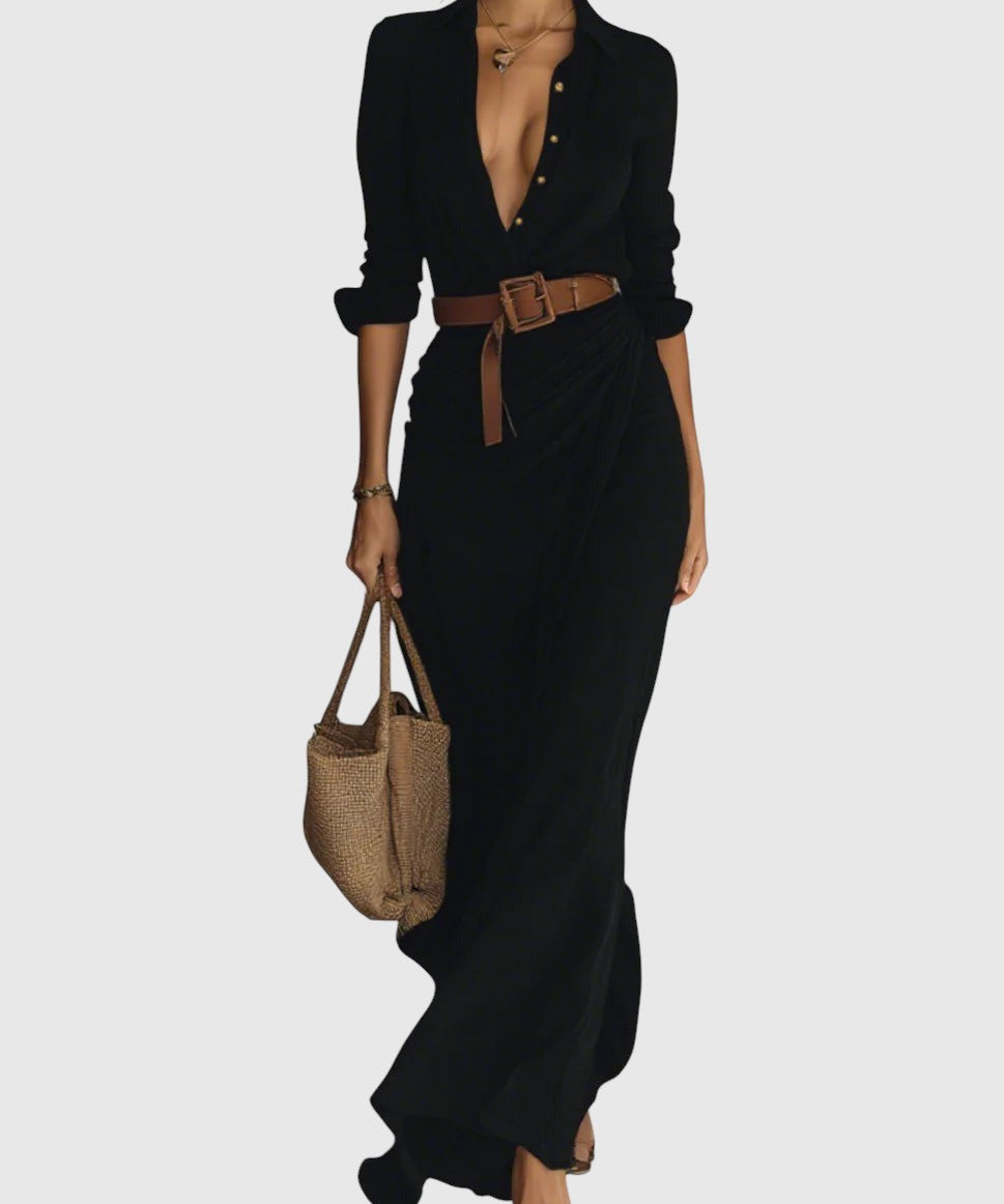 Klara – Šaty s elegantním výstřihem