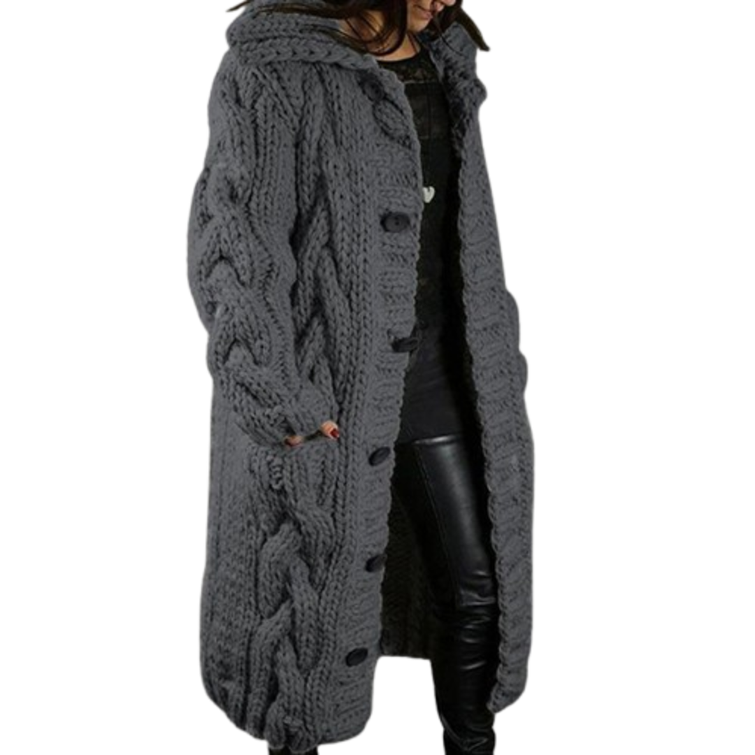 KARINA – Elegantní pohodlný kabát s krytím bříška