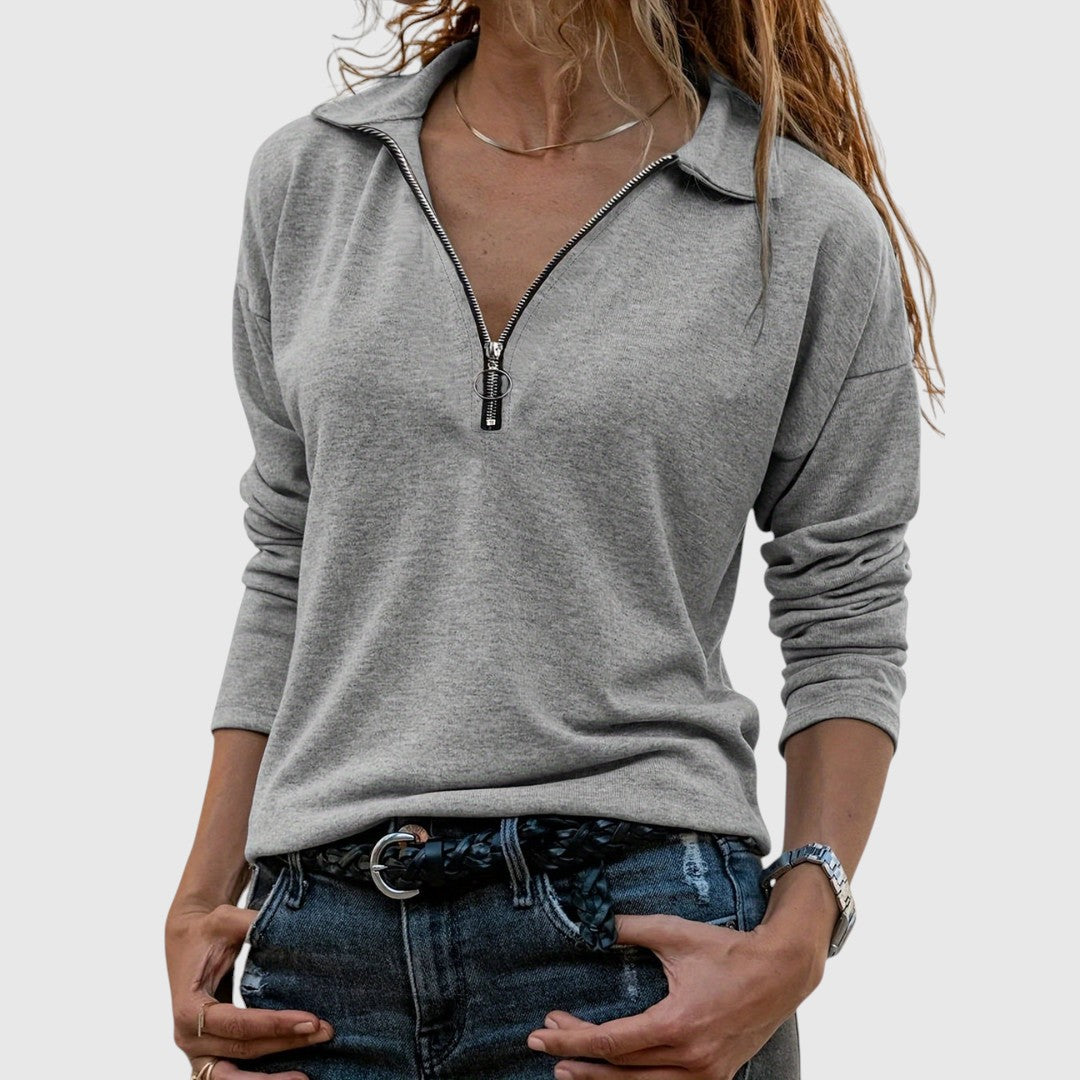 Nadine - Dámské svetry s půlzipem