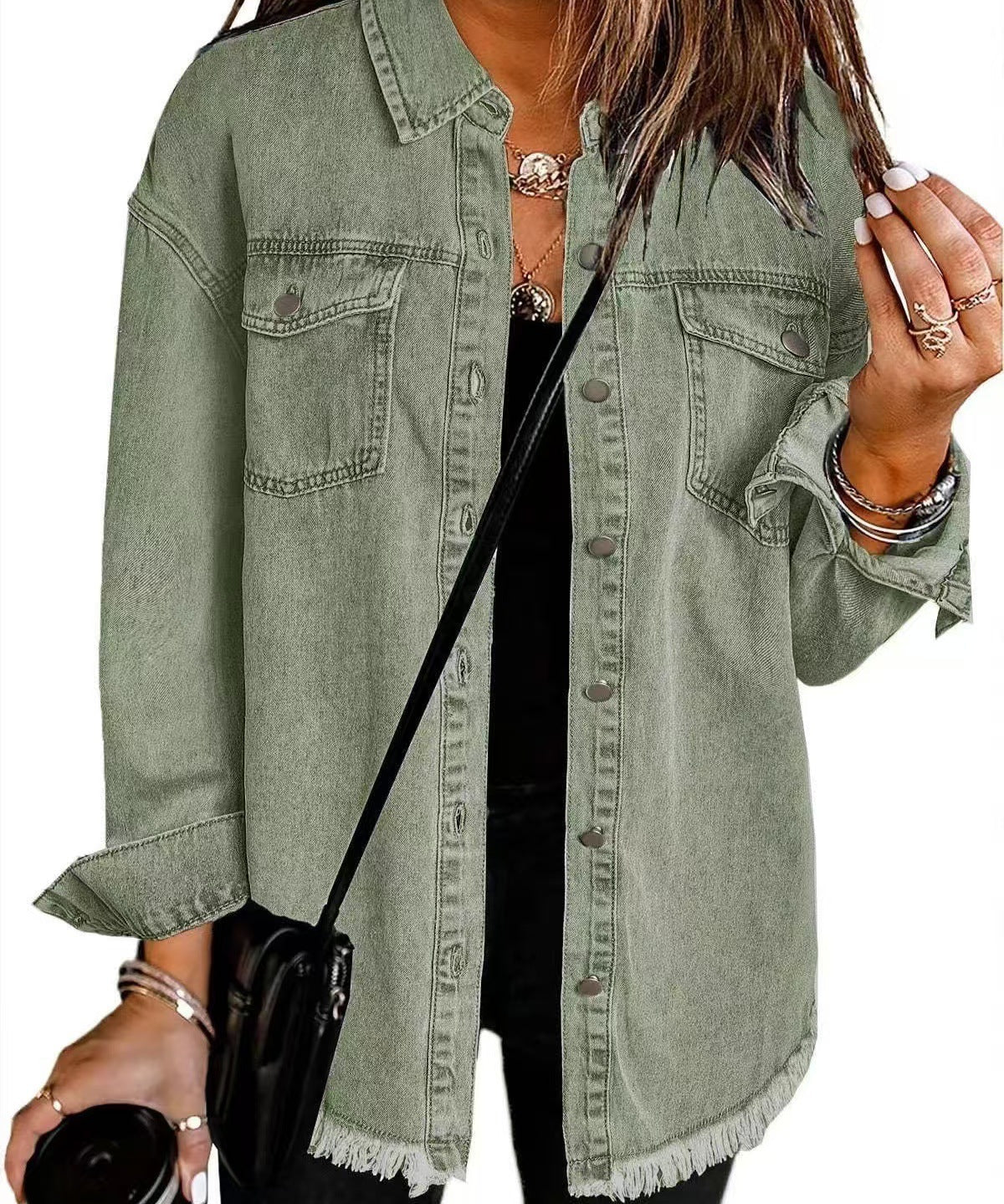 Martina - Džínová košile s knoflíky