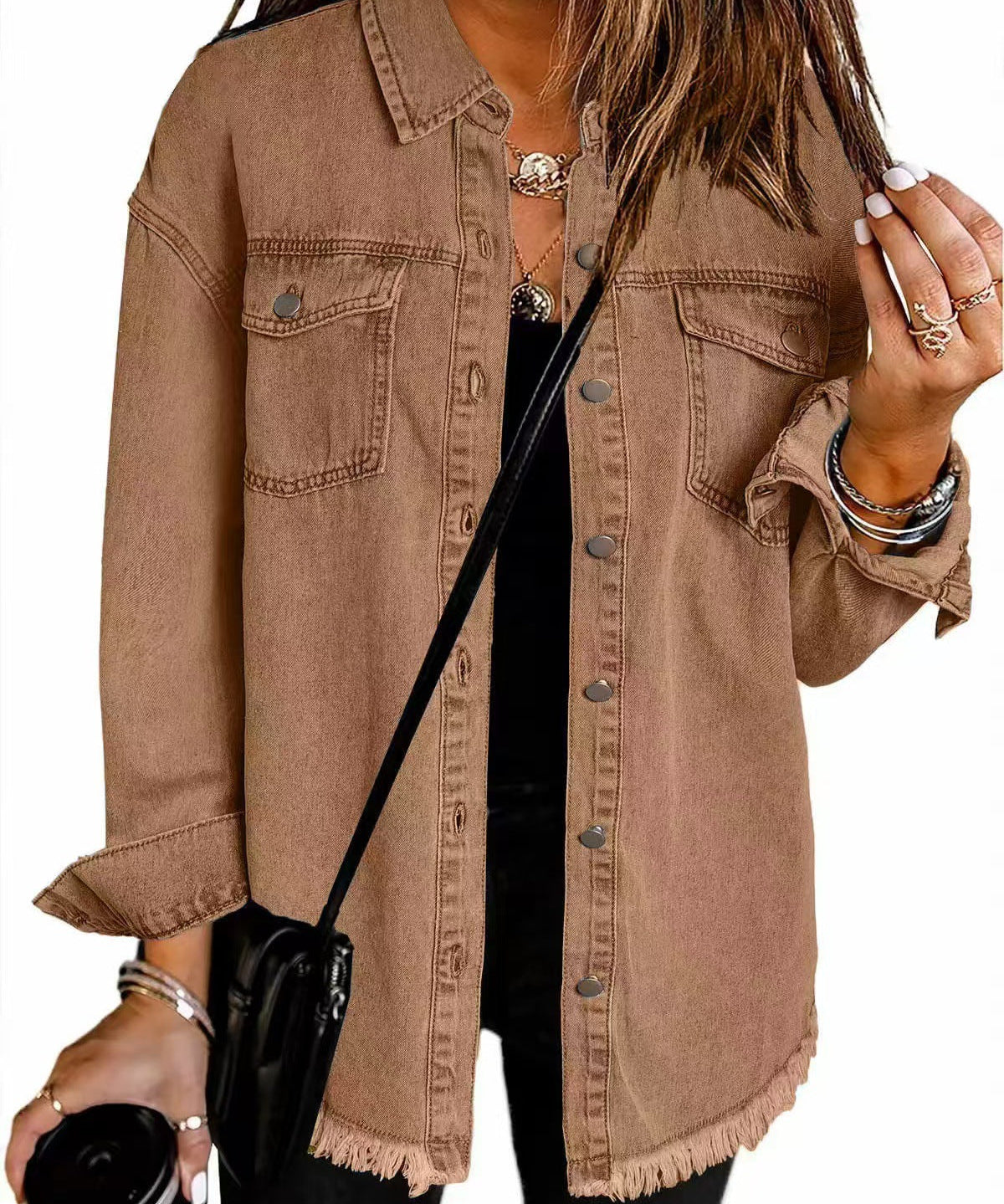 Martina - Džínová košile s knoflíky