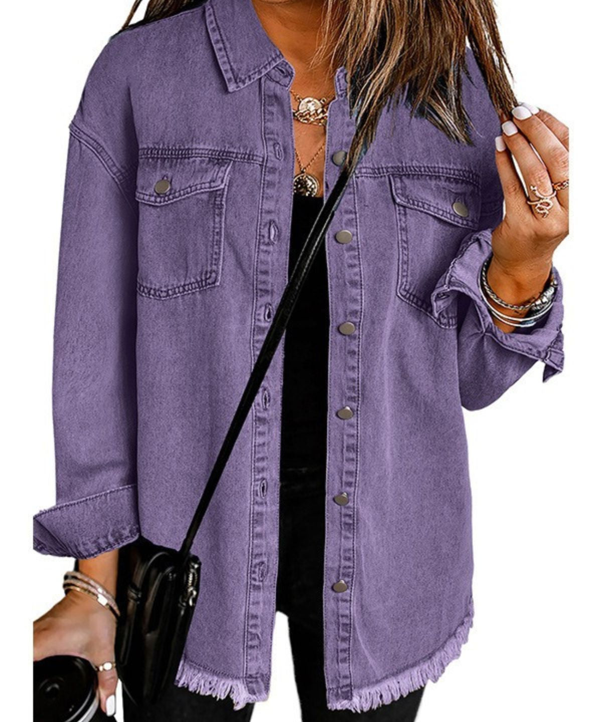 Martina - Džínová košile s knoflíky