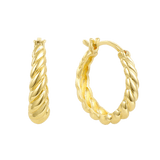 Náušnice Spirálové se Stylovým Twist