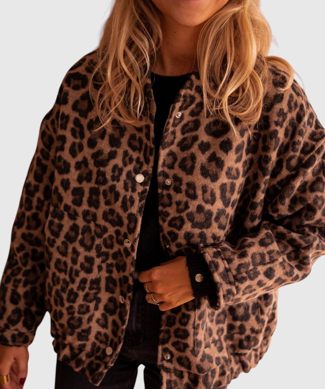 Charlene - Podzimní kabát z kožešiny pro ženy