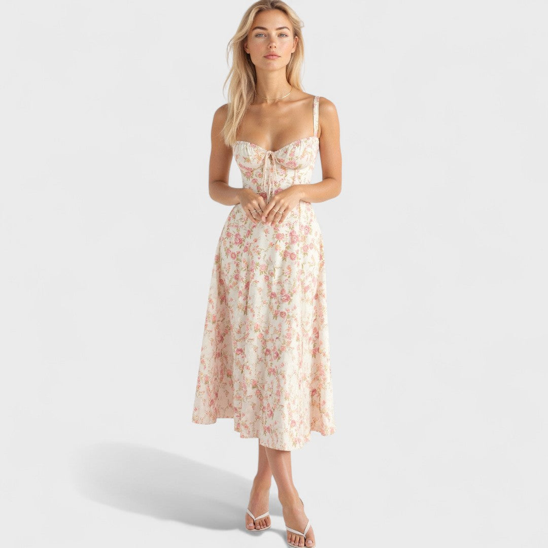 Kiana - Korzetové Midi Šaty