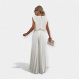 Letní módní set s topem a kalhotami