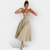 Elegantní midi šaty na léto