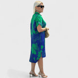 Dagmar - Šaty s Květinovým Potiskem